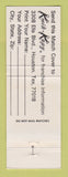 Matchbook Cover - Kwik Kopy Printing Menomonee Falls WI