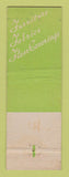 Matchbook Cover - Ray Lang Interiors Atlanta GA WEAR