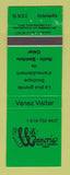 Matchbook Cover - Lili Lannerie Victoriaville QC