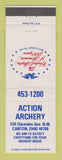 Matchbook Cover - Action Archery Canton OH 1976