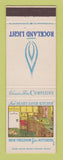 Matchbook Cover - Rockland Light Heart Saver Gas Kitchen Middletown NY