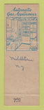 Matchbook Cover - Rockland Light Heart Saver Gas Kitchen Middletown NY