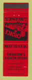 Matchbook Cover - Swanson's Liquor Store Jamestown NY