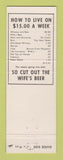 Matchbook Cover - Swanson's Liquor Store Jamestown NY