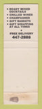 Matchbook Cover - Staten Island Wine Liquor Port Richmond NY