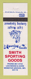 Matchbook Cover - Smith Sporting Goods Webster Groves MO