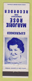 Matchbook Cover - Marjorie Rose Recorder Election WEAR