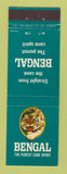 Matchbook Cover - Bengal Cane Spirit Rum South Africa WEAR