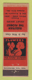 Matchbook Cover - Sullivan the Florist Kansas City MO flowers girlie WEAR