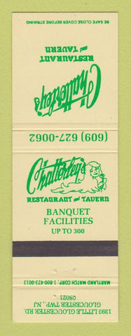 Matchbook Cover - Chatterley's Restaurant Tavern Gloucester Township NJ girlie