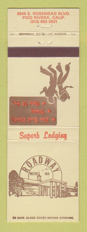 Matchbook Cover - Roadway Motor Inn Pico Rivera CA WEAR