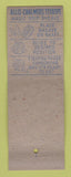 Matchbook Cover - Allis Chalmers Texrope Drives Detroit MI