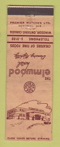 Matchbook Cover - Elmwood Hotel Windsor ON WEAR