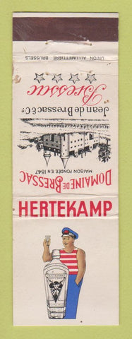 Matchbook Cover - Haertekamp Bressac Liquor Belgium WEAR