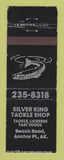 Matchbook Cover - Silver King Tackle Shop Anchor Point AK fishing
