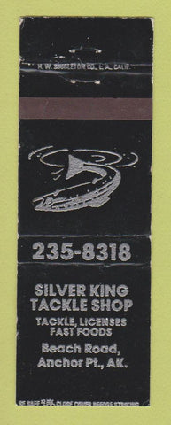 Matchbook Cover - Silver King Tackle Shop Anchor Point AK fishing