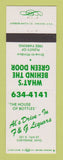Matchbook Cover - Al's Drive In F&G Liquors Cheyenne WY