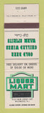 Matchbook Cover - Liquor Mart store Wildwood NJ