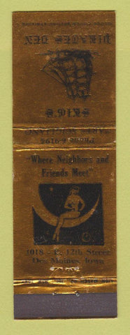 Matchbook Cover - Skig's Pirates Den Des Moines IA girlie