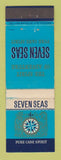 Matchbook Cover - Seven Seas Run Cane Spirit Liquor South Africa WEAR