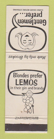 Matchbook Cover - Lemos Drink Mixer South Africa girlie WEAR