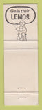 Matchbook Cover - Lemos Drink Mixer South Africa girlie WEAR