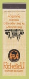Matchbook Cover - Richelieu Export Brandy South Africa WEAR
