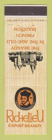 Matchbook Cover - Richelieu Export Brandy South Africa WEAR