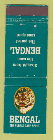 Matchbook Cover - Bengal Cane Spirit Rum South Africa WEAR