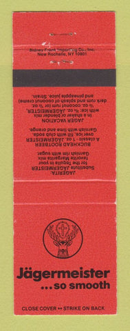 Matchbook Cover - Jagermeister Liquor