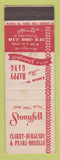 Matchbook Cover - Stonyfell Wine Happy Gang Radio Show Australia