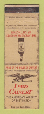 Matchbook Cover - Lord Calvert Whiskey WEAR