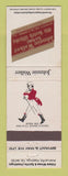 Matchbook Cover - Johnnie Walker Scotch Whiskey New Zealand Vidals Hastings