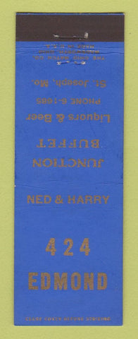 Matchbook Cover - 424 Edmond Junction Buffet St Joseph MO