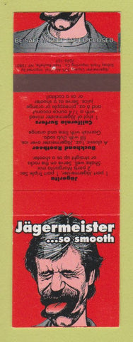 Matchbook Cover - Jagermeister Liquor So Smooth