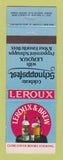 Matchbook Cover - Leroux & Brew Schnapps Liquor