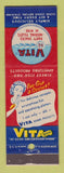Matchbook Cover - Vita Brand Herring Fish Fellets girlie