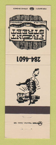 Matchbook Cover - Front Street Ogallala NE girlie