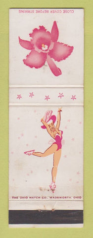 Matchbook Cover - Benjamin Franklin Hotel Ice Show Philadelphia PA girlie WEAR