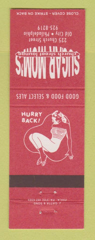 Matchbook Cover - Sugar Mom's Club Philadelphia PA girlie