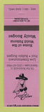 Matchbook Cover - Lariat Saloon Grand Lake Colorado girlie