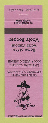 Matchbook Cover - Lariat Saloon Grand Lake Colorado girlie
