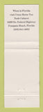 Matchbook Cover - Crazy Horse Too Strip Club Las Vegas NV WEAR