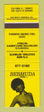 Matchbook Cover - Bermuda Tavern Toronto ON strip club girlie
