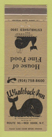 Matchbook Cover - Whaleback Inn Red Hook NY