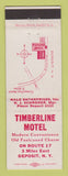 Matchbook Cover - Timberline Motel Deposit NY