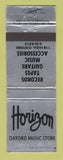 Matchbook Cover - Horizon Oxford Music Store guitars Oxford OH? WEAR