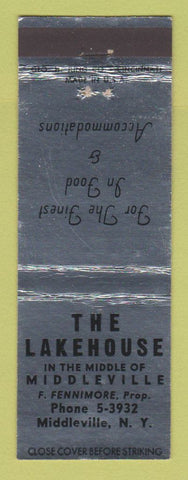 Matchbook Cover - The Lakehouse Restaurant Middleville NY WEAR