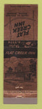 Matchbook Cover - Flat Creek Inn Sedalia MO