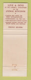 Matchbook Cover - Noah's Ark Motor Inn Restaurant St Charles MO Elephant